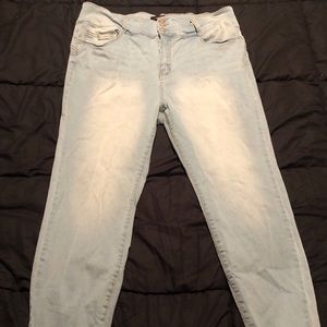 Light-Wash Forever 21+ Jeans